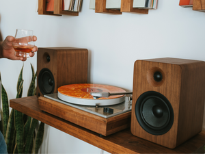 Floating Record Player Table