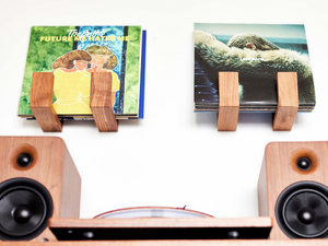 Flip Record Display Shelf